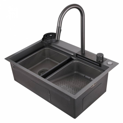 Кухонная мойка ABBER Wasser Kreis AF2194NG никель Кухонная мойка ABBER Wasser Kreis AF2194NG никель