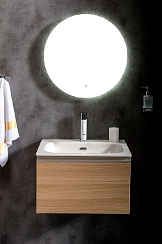 Тумба без раковины Vallessi 60*46см LIGHT OAK, 1 полка 837-060-L Boheme