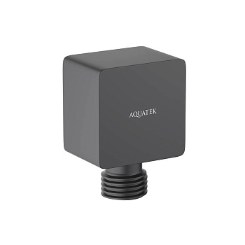 Шланговое подсоединение AQUATEK, матовый черный AQ2459MB 