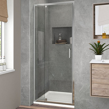 Душевая дверь Intra VDP-1I7080CL, 700/800, хром, стекло прозрачное