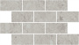 Декор Чеппо ди Гре мозаичный серый светлый матовый обрезной 34,6x20x0,9