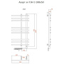 Полотенцесушитель Азарт эл ТЭН 3 100*50 (ЛЦ25) Полотенцесушитель Азарт эл ТЭН 3 100*50 (ЛЦ25)