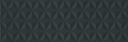 Плитка настенная 12121R Диагональ черный структура обрезной 25x75x11 (5шт/0,94м2), м2