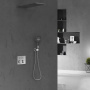 Душевой комплект VSFW-401TCH термостатический встраиваемый, трехрежимный, хром