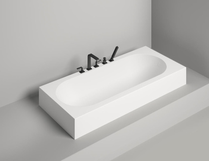 Ванна из искусственного камня ORNELLA 180 покраска по RAL  снаружи,102322MH Ванна из искусственного камня ORNELLA 180 покраска по RAL  снаружи,102322MH