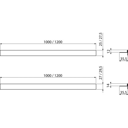 Pейка из нержавеющей стали для пола с уклоном, двухсторонняя