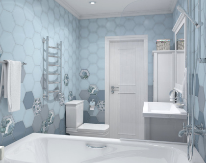 Декор HGD\A298\24001 Аньет 20*23*7,9(1уп/26шт), шт