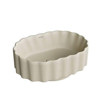 Раковина ARTBASIN Conchiglia накладная 50, песочная матовая CC.wb.50\SAN Раковина ARTBASIN Conchiglia накладная 50, песочная матовая CC.wb.50\SAN