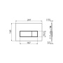 Инсталляция Alcaplast AM101/1120-4:1 RU M571-0001 для унитаза с клавишей смыва Хром глянец Инсталляция Alcaplast AM101/1120-4:1 RU M571-0001 для унитаза с клавишей смыва Хром глянец