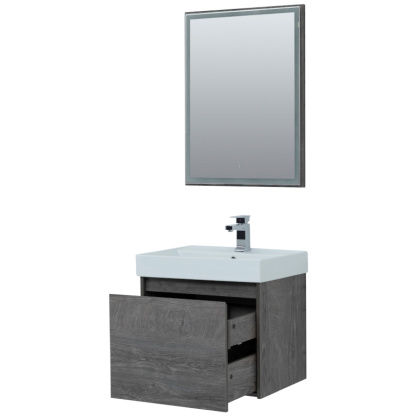 Мебель для ванной Aquanet Nova Lite 60 дуб рошелье (1 ящик)