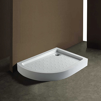 Поддон для душа акриловый VST-2AJ-1290R, 1200*900*135, сифон Ф90 с гидрозатвором