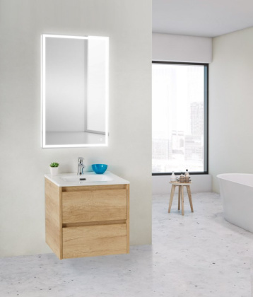 Тумба с раковиной подвесная BelBagno KRAFT 39-50 Bianco Opaco, раковина белая Тумба с раковиной подвесная BelBagno KRAFT 39-50 Bianco Opaco, раковина белая