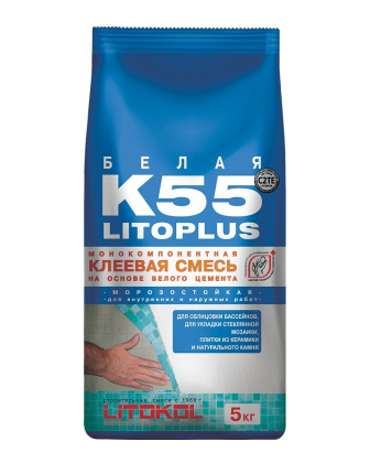 Клей цементный С2 TE LITOPLUS K55 5кг