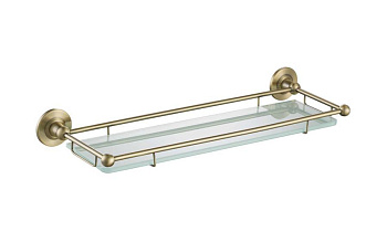 Полка в ванну стеклянная Timo Nelson 160072/02 antique