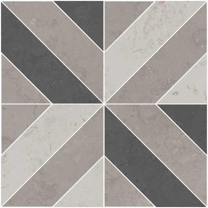 Декор Про Лаймстоун серый матовый 60x60x0,9