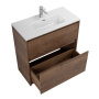 Тумба с раковиной напольная BelBagno KRAFT 39 70 Rovere Tabacco, раковина белая Тумба с раковиной напольная BelBagno KRAFT 39 70 Rovere Tabacco, раковина белая