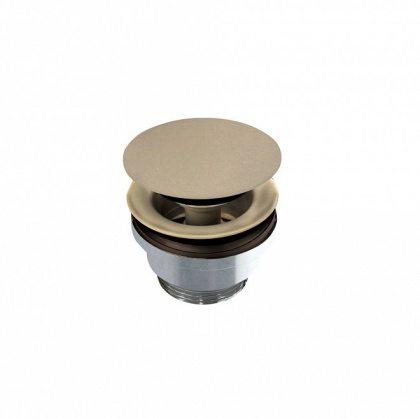 Донный клапан для раковины, золотой атласный