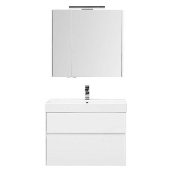 Мебель для ванной Aquanet Бруклин 85 белый