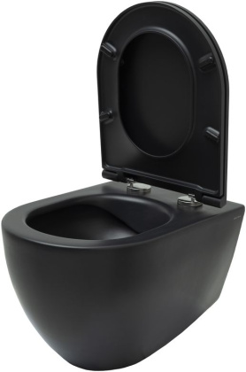 Чаша подвесного унитаза Allen Brau Reality 4.32006.31 черный матовый Чаша подвесного унитаза Allen Brau Reality 4.32006.31 черный матовый