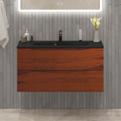 Тумба с раковиной подвесная BelBagno MARINO 100 Bianco Opaco, раковина белая Тумба с раковиной подвесная BelBagno MARINO 100 Bianco Opaco, раковина белая