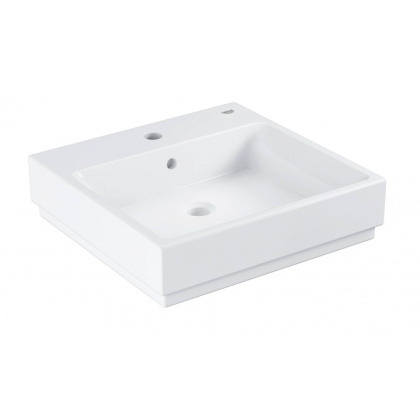 Раковина GROHE Cube Ceramic, подвесная 50 см, альпин-белый (3947400H) Раковина GROHE Cube Ceramic, подвесная 50 см, альпин-белый (3947400H)