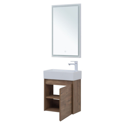 Мебель для ванной Aquanet Nova Lite 50 дуб рустикальный (с дверецей) Мебель для ванной Aquanet Nova Lite 50 дуб рустикальный (с дверецей)