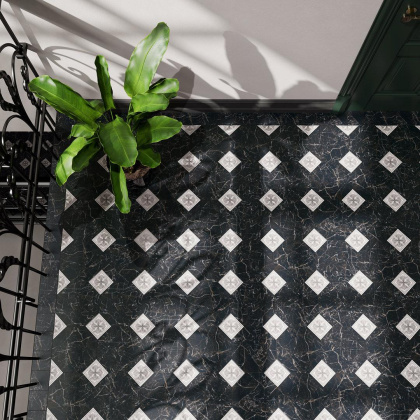 Вставка STG\A432\1267H Сансеверо 9,9*9,9*7 (100шт/0,98м2), шт