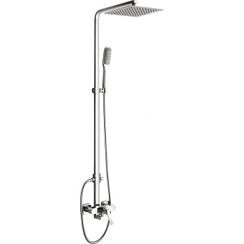 CITY-F-CD-01 Душевая стойка со смесителем с верхним и ручным душем