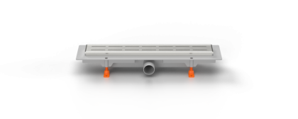 Душевой лоток 35 см Creto Walkway CRE-350 WH с решеткой, хром