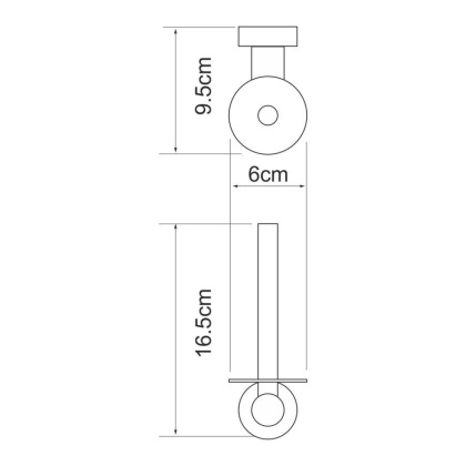 Donau K-9497 Держатель туалетной бумаги