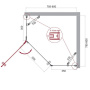 Душевой уголок BelBagno KRAFT-P-1-90-C-Cr-L Душевой уголок BelBagno KRAFT-P-1-90-C-Cr-L