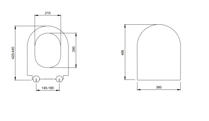 Сиденье с крышкой Taormina/Jet Flush/Parma белое матовое, A0300-002 (A0301-002), шт Сиденье с крышкой Taormina/Jet Flush/Parma белое матовое, A0300-002 (A0301-002), шт