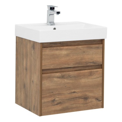 Мебель для ванной Aquanet Nova Lite 60 дуб рустикальный (2 ящика)