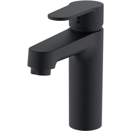 OneLife P07-021b полимерный смеситель для раковины, черный