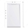 Душевой поддон RGW STL, 80 x 100 см, прямоугольный, из искусственного камня, белый, 14212810-01