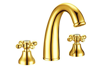 Смеситель Boheme Tradizionale Oro 297 для раковины