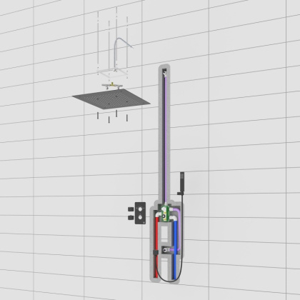 Душевая система Timo Petruma SX-5029/18SM скрытого монтажа, термостат, черное золото Душевая система Timo Petruma SX-5029/18SM скрытого монтажа, термостат, черное золото