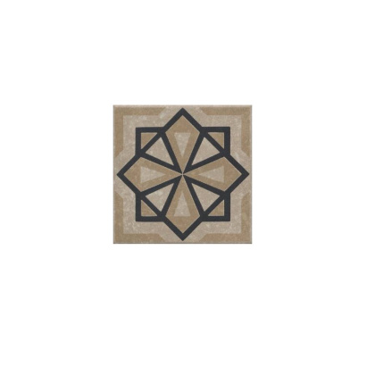 Декор Касабланка бежевый светлый матовый 9,8x9,8x0,7