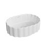 Раковина ARTBASIN Conchiglia накладная 50, белая глянцевая CC.wb.50\WHT