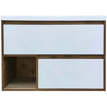 Комплект мебели Monaco Wood 900х480 подвесной 2 ящика (ШхГхВ) 898х476х607 Комплект мебели Monaco Wood 900х480 подвесной 2 ящика (ШхГхВ) 898х476х607