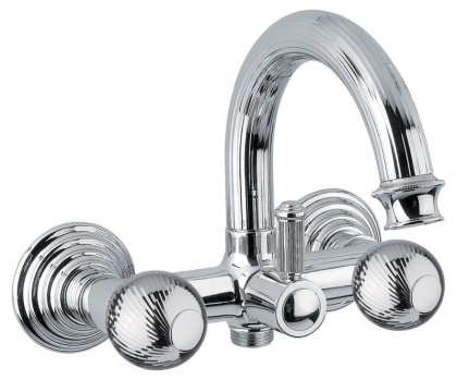 Смеситель OLIMP-VD-02-Sw Исполнение: Бронза, Ручки: Swarovski Смеситель OLIMP-VD-02-Sw Исполнение: Бронза, Ручки: Swarovski