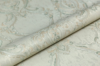 Обои виниловые Ориент мотив, зелёный, KM7705