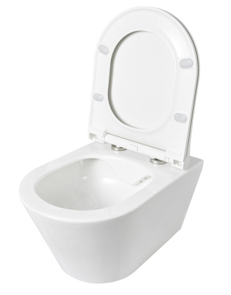 Унитаз подвесной безободковый Creto Logan L3 белый 1003-001-L3W Унитаз подвесной безободковый Creto Logan L3 белый 1003-001-L3W