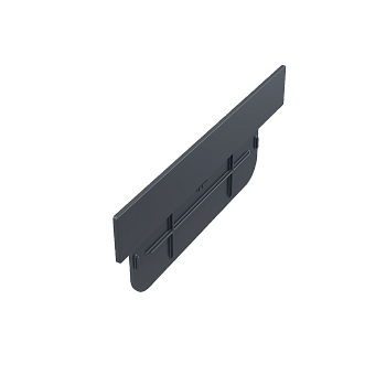 Передняя часть для закрытия желоба