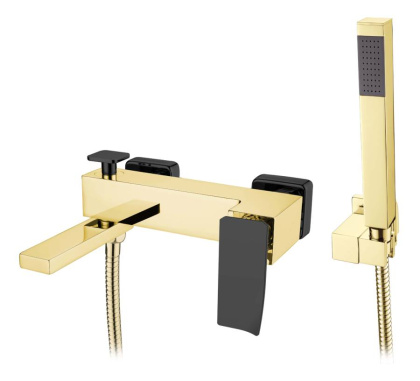 Смеситель для ванны Q GoldUV.2_Комплект Смеситель для ванны Q GoldUV.2_Комплект