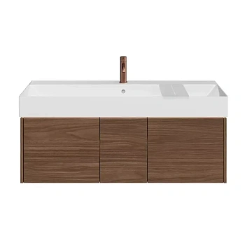 Тумба GRANDE подвесная 120, 3 ящика, структурированный орех Тумба GRANDE подвесная 120, 3 ящика, структурированный орех