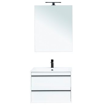 Мебель для ванной Aquanet Lino 70 белый матовый