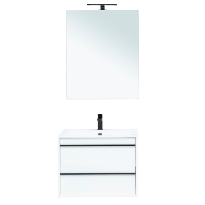 Мебель для ванной Aquanet Lino 70 белый матовый