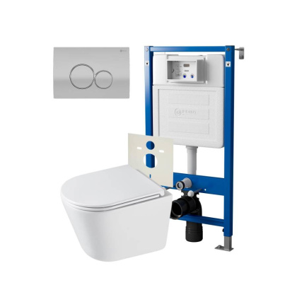 Сет: Система инсталляции Point Элемент для подвесного унитаза PN45120 + Клавиша смыва для инсталляции Point Виктория, цвет сатин/хром, PN44061SC + Унитаз подвесной Point Венера безободковый, белый, сиденье дюропласт микролифт быстросъемное PN41071 Сет: Система инсталляции Point Элемент для подвесного унитаза PN45120 + Клавиша смыва для инсталляции Point Виктория, цвет сатин/хром, PN44061SC + Унитаз подвесной Point Венера безободковый, белый, сиденье дюропласт микролифт быстросъемное PN41071