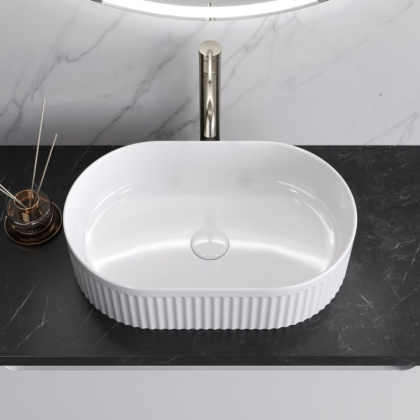 Раковина керамическая накладная, овальная BB1497, 500x320x120 Раковина керамическая накладная, овальная BB1497, 500x320x120